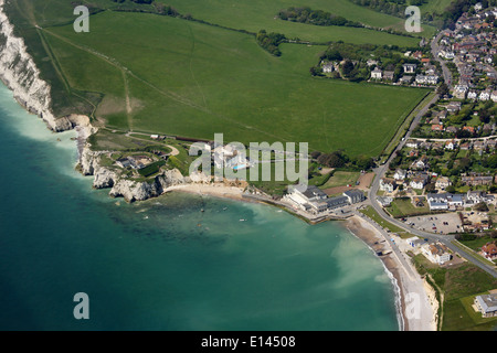 Luftaufnahme von Freshwater Bay Stockfoto