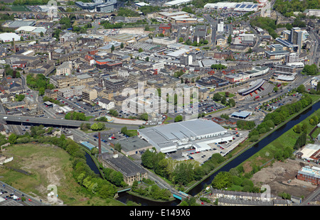 Luftaufnahme von Burnley in Lancashire Stockfoto