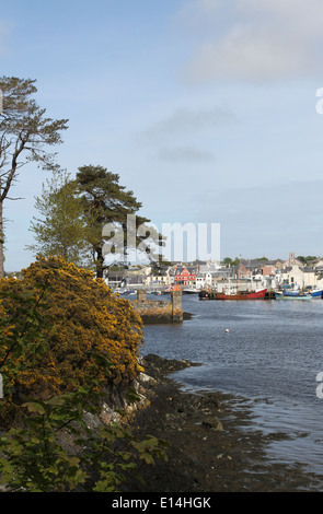 Stornoway Waterfront von Burg lews gründen Isle of Lewis in Schottland Mai 2014 Stockfoto