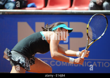 Fang den Ball Caroline GARCIA (FRA) Stockfoto