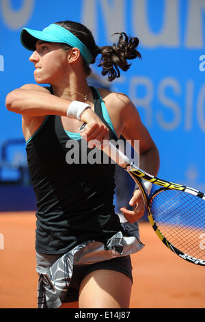 Vorhand Drive von Caroline GARCIA (FRA) Stockfoto