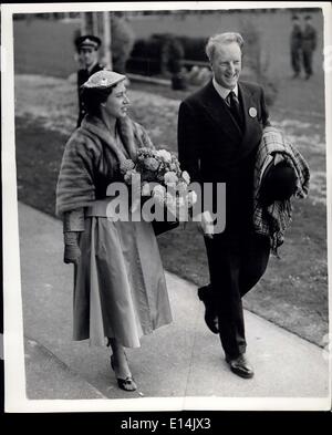 5. April 2012 - Prinzessin Margaret besucht Edinburgh Pferdeshow - Keystone Fotoshows:-HRH Prinzessin Margaret kommen mit der Stockfoto