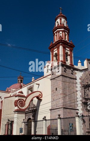 Tempel der Kongregation, geweiht im Jahre 1680, befindet sich in Queretaro, Mexiko Stockfoto