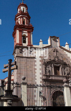 Tempel der Kongregation, geweiht im Jahre 1680, befindet sich in Queretaro, Mexiko Stockfoto