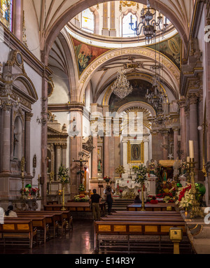 Tempel der Kongregation, geweiht im Jahre 1680, befindet sich in Queretaro, Mexiko Stockfoto