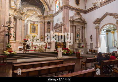 Tempel der Kongregation, geweiht im Jahre 1680, befindet sich in Queretaro, Mexiko Stockfoto