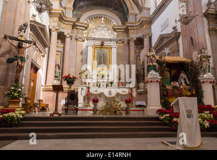 Tempel der Kongregation, geweiht im Jahre 1680, befindet sich in Queretaro, Mexiko Stockfoto