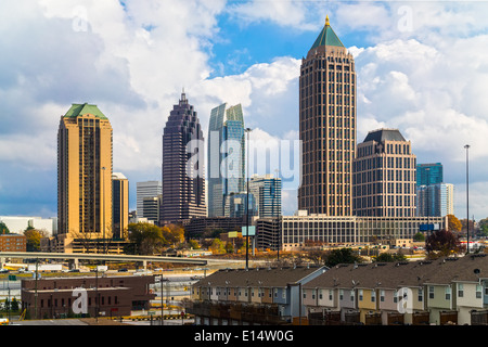 Skyline von Midtown Atlanta, Georgia, USA Stockfoto