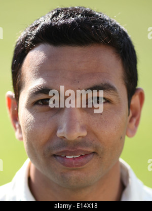 Sussex County Cricket Spieler einschiffigen Arif Gondal Stockfoto