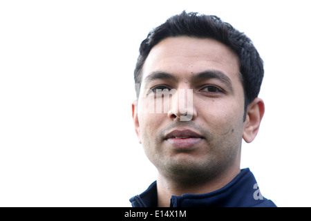 Sussex County Cricket Spieler einschiffigen Arif Gondal Stockfoto