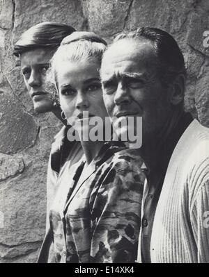 JANE FONDA und Peter Fonda und Henry Fonda. (Kredit-Bild: © Don Ornitz/Globe Photos/ZUMAPRESS.com) Stockfoto