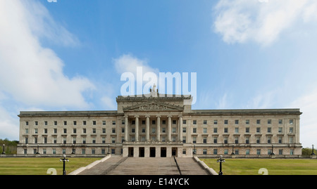 Stormont, Parlamentsgebäude, dem Sitz der Northern Ireland Assembly und die Northern Ireland Executive, Belfast, UK Stockfoto