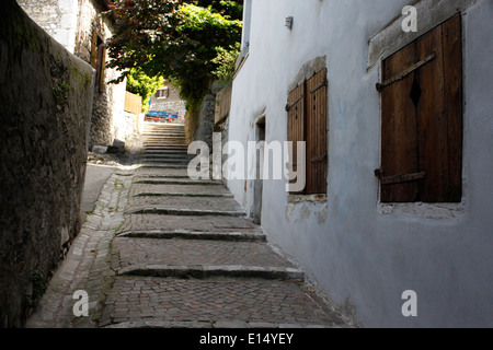 Stadt Annecy, Altstadt, Haute-Savoie, Rhône-Alpes, Frankreich. Stockfoto