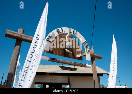 Australien, Western Australia, Broome. Die Innenstadt von Broome, Pearl Loggern Museum. Stockfoto