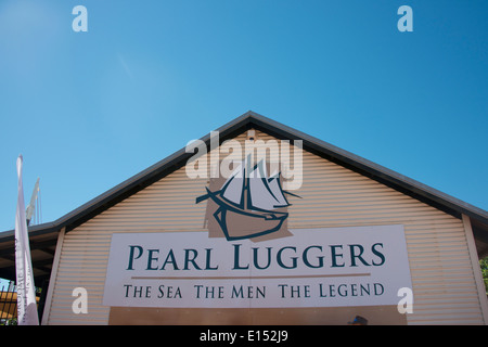 Australien, Western Australia, Broome. Die Innenstadt von Broome, Pearl Loggern Museum. Stockfoto