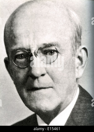 OSWALD AVERY (1877 – 1955) kanadischer Arzt und medizinischer Forscher über 1938 Stockfoto