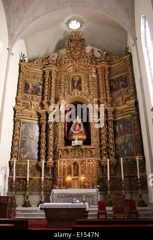 Innenraum der Kathedrale von San Cristóbal De La Laguna, Teneriffa, Spanien Stockfoto