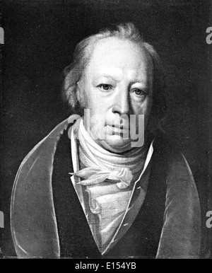 FRIEDRICH AUGUST WOLF (1759-1824), deutscher Philologe und Lehrer Stockfoto