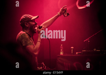 Mos Def aka Yasiin Bey live im Konzert Stockfoto