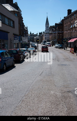 Main Street A83 Campbeltown Mull of Kintyre Argyll & Bute Schottland Stockfoto