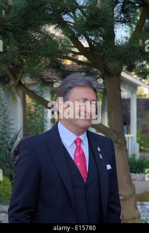 Alan Titchmarsh vor seinem Schaugarten RHS Chelsea 2014 Stockfoto