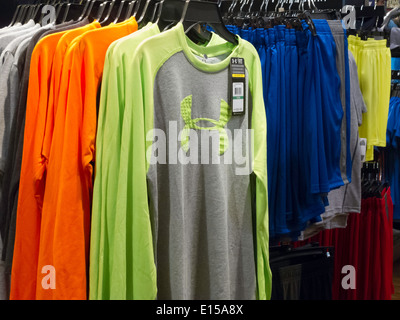 Modell des Sporting Warenspeicher Interieur, NYC Stockfoto Modell des Sporting Warenspeicher Interieur, NYC Stockfoto