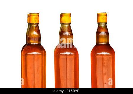 Honig in Glasflasche Stockfoto