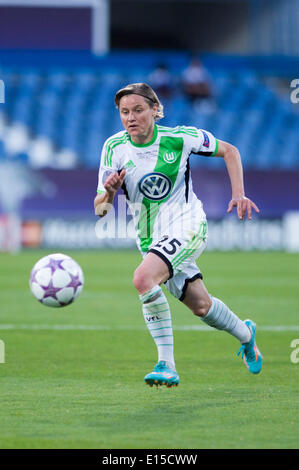 Lissabon, Portugal. 22. Mai 2014. Martina Müller (Wolfsburg) Fußball: UEFA Womens Champions League Finale match zwischen Tyreso FF 3-4 VfL Wolfsburg im Estadio Do Restelo in Lissabon, Portugal. © Maurizio Borsari/AFLO/Alamy Live-Nachrichten Stockfoto