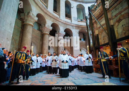 Kirche des Heiligen Grabes in Jerusalem Stockfoto