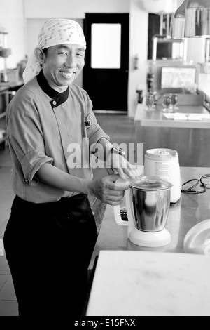 Chef immer einsatzbereit Stockfoto