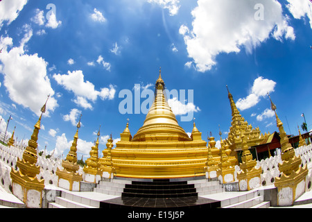 Main-Pagode komplexe Kuthodaw Pagode Mandalay Myanmar Birma Stockfoto