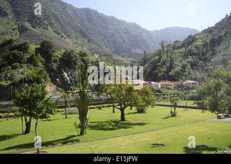 Landschaft in der Nähe von Sao Vicente an der Nordküste von Madeira Stockfoto