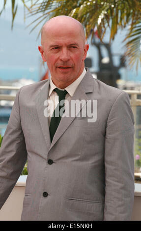 Cannes, Frankreich. 23. Mai 2014. Regisseur Jacques Audiard, Cinema Masterclass-Foto-Shooting an der 67. Filmfestspiele von Cannes, Freitag, 23. Mai 2014, Cannes, Frankreich. Bildnachweis: Doreen Kennedy/Alamy Live-Nachrichten Stockfoto