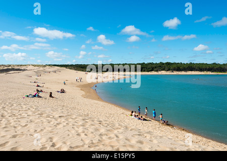 Talmont Saint-Hilaire (Departement Vendée): die Bucht "Anse du Veillon" Stockfoto