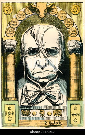 Émile de Girardin, 1802-1881, ein französischer Journalist, Publizist und Politiker, politische Karikatur, 1882, von Alphonse Hector C Stockfoto