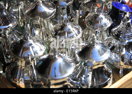 Marokkanischer Tee Wasserkocher Stockfoto