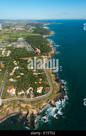 Talmont Saint-Hilaire (Departement Vendée): Küste der Vendée-Abteilung Stockfoto