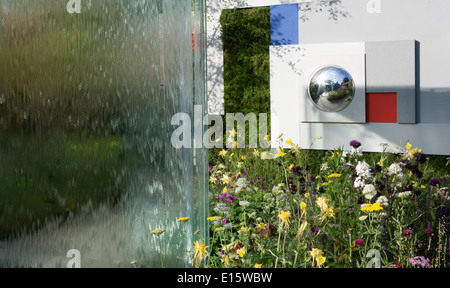 Die Augen Garten für das RNIB, Designer LDC Design, sponsert Landschaft Gewinner Völker Wahl Goldmedaille & Best in Show Stockfoto