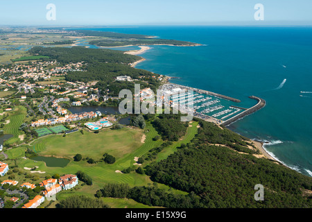 Talmont Saint-Hilaire (Departement Vendée): Küste der Vendée-Abteilung Stockfoto