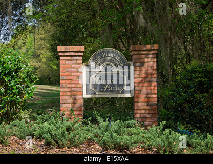 Haile Plantage ist eine gehobene Entwicklung von Eigentumswohnungen Wohnungen Häuser ein einzigartiges Dorfzentrum, Golf & CC in Gainesville FL. Stockfoto