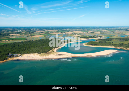 Talmont Saint-Hilaire (Departement Vendée): die Sümpfe Stockfoto