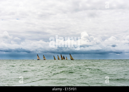 Talmont Saint-Hilaire (Departement Vendée): Küste der Vendée-Abteilung Stockfoto
