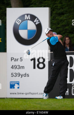 Wentworth, UK. 23. Mai 2014. Jonas BLIXT [SWE] in der zweiten Runde der 2014 BMW PGA Championship von The West Course Wentworth Golf Club Credit: Action Plus Sport/Alamy Live News Stockfoto