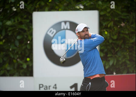 Wentworth, UK. 23. Mai 2014. Padraig HARRINGTON [IRL] in der zweiten Runde der 2014 BMW PGA Championship von The West Course Wentworth Golf Club Credit: Action Plus Sport/Alamy Live News Stockfoto