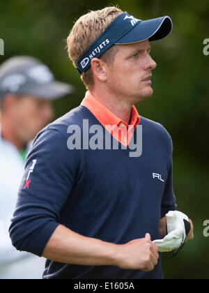 Wentworth, UK. 23. Mai 2014. Luke DONALD [ger] in der zweiten Runde der 2014 BMW PGA Championship von The West Course Wentworth Golf Club Credit: Action Plus Sport/Alamy Live News Stockfoto