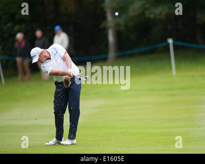 Wentworth, UK. 23. Mai 2014. Marc WARREN [SCO] in der zweiten Runde der 2014 BMW PGA Championship von The West Course Wentworth Golf Club Credit: Action Plus Sport/Alamy Live News Stockfoto