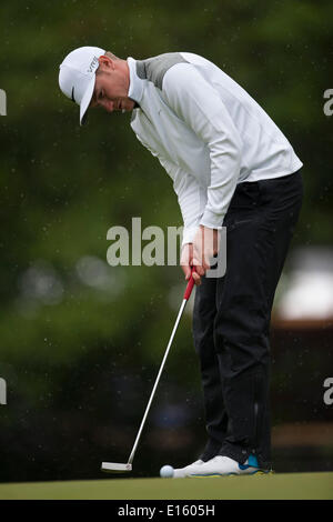 Wentworth, UK. 23. Mai 2014. Oliver FISHER [ger] in der zweiten Runde der 2014 BMW PGA Championship von The West Course Wentworth Golf Club Credit: Action Plus Sport/Alamy Live News Stockfoto