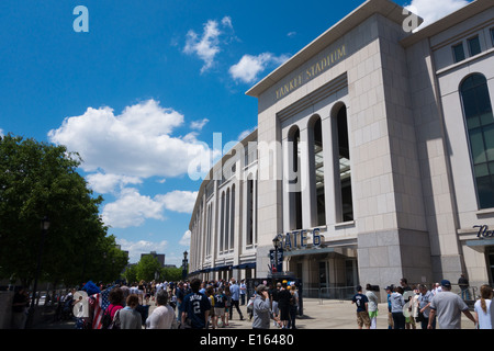 Yankee Stadium, das Tor 6.  Der Bronx, New York, NY Stockfoto