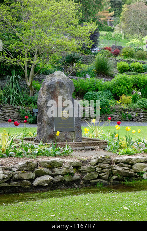 Normandie Veterans Memorial Gardens, versunkenen Gärten, Grange-Over-Sands, Cumbria, England, UK Stockfoto