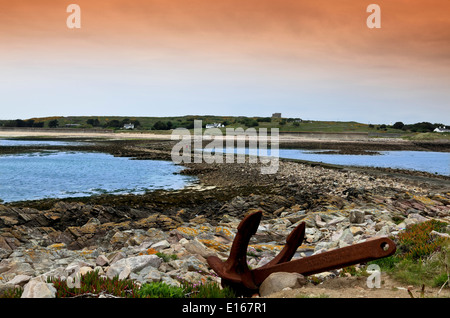 9117. Longis Bay, Alderney, Channel Islands, UK, Europa Stockfoto